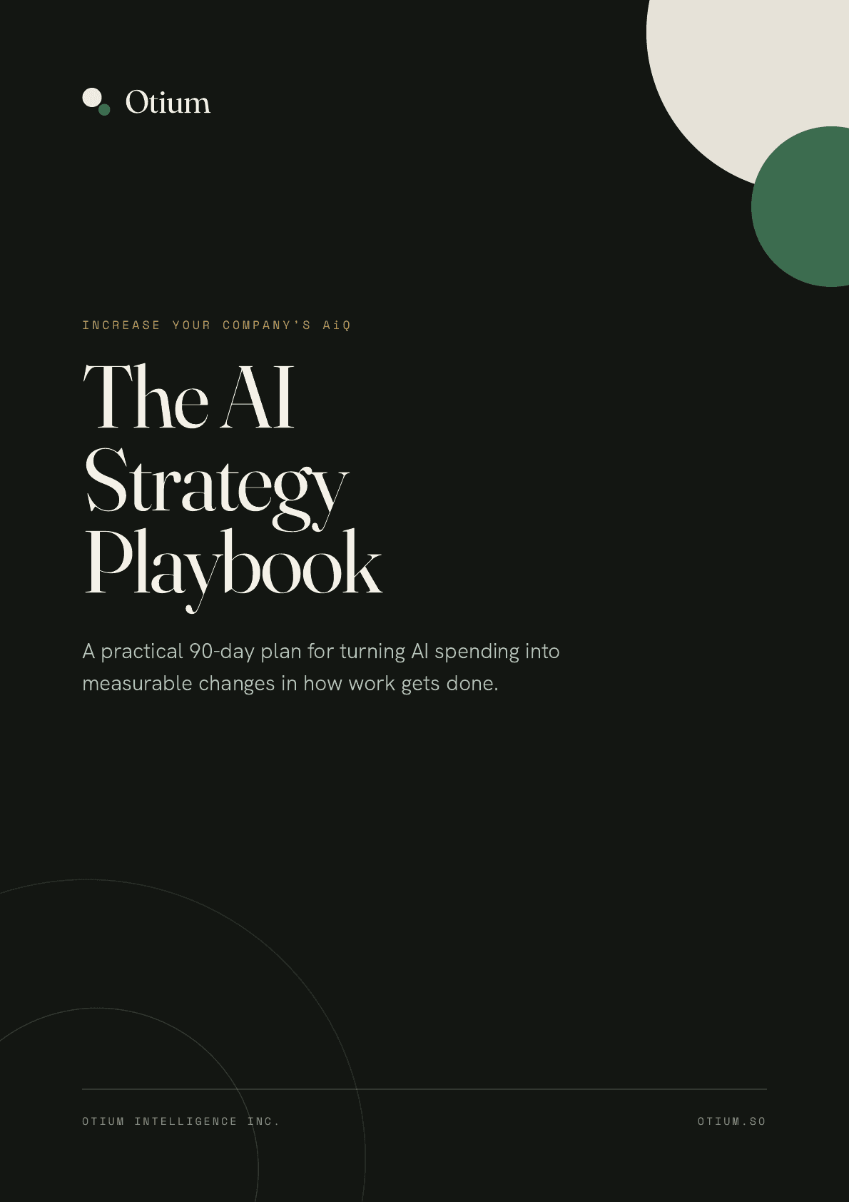 The AI Strategy Playbook cover